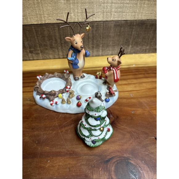 Partylite Reindeer Votive Candle Holder P8536 Holiday Christmas - Picture 5 of 6